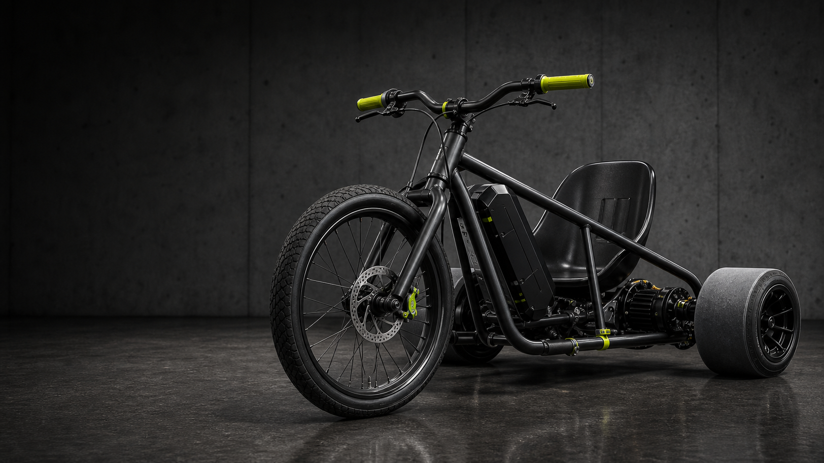 TRIKEBUILT electric drift trike concept render