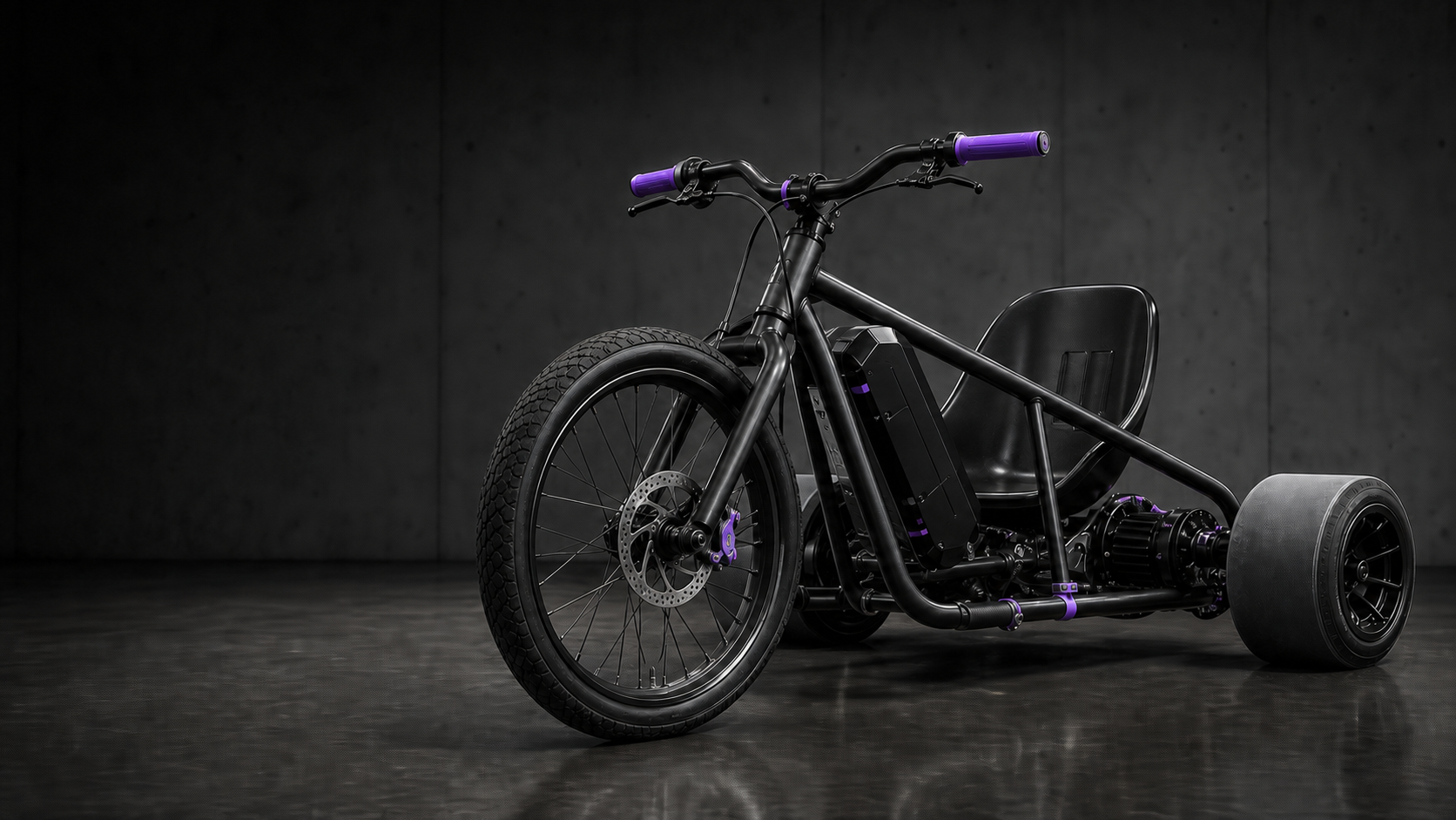 PERFORMANCE VIOLET drift trike concept render